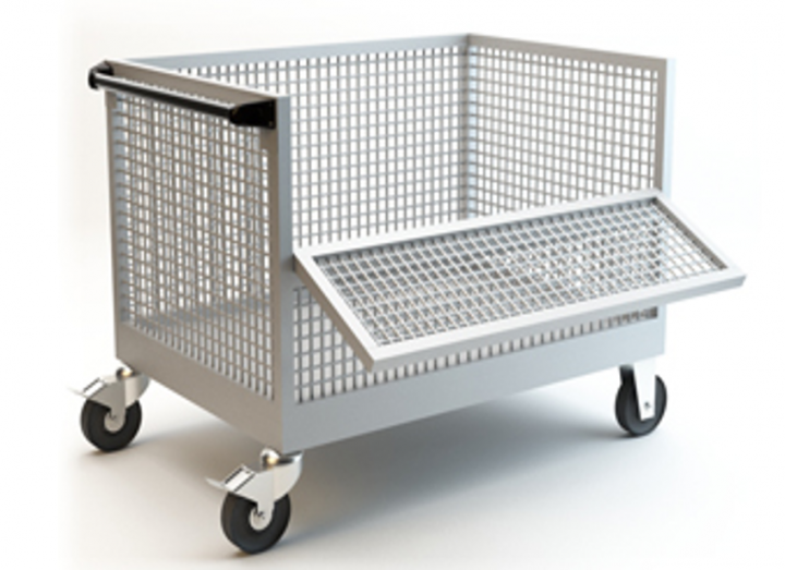 Industrial Wire Mesh Trolley